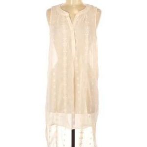 Boho sleeveless lace top/blouse